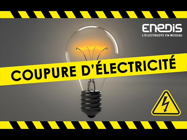 affiche coupure d'électricité affiche coupure d'électricité