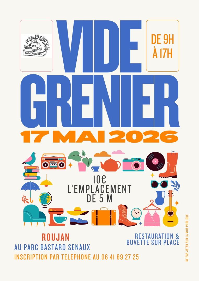 affiche vide grenier