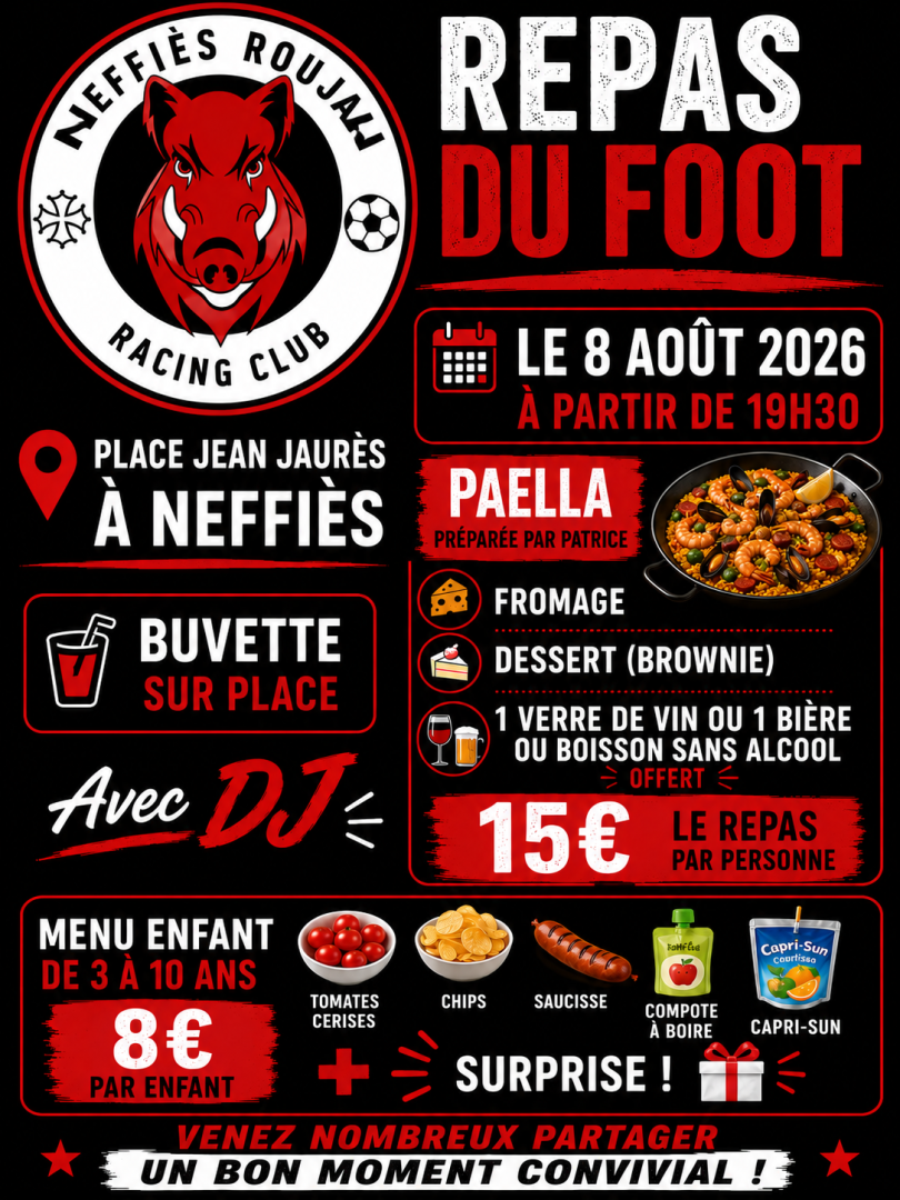 repas du foot