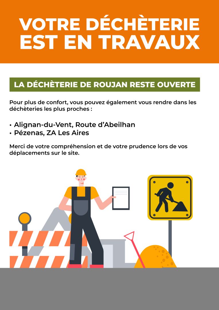 affiche travaux sictom