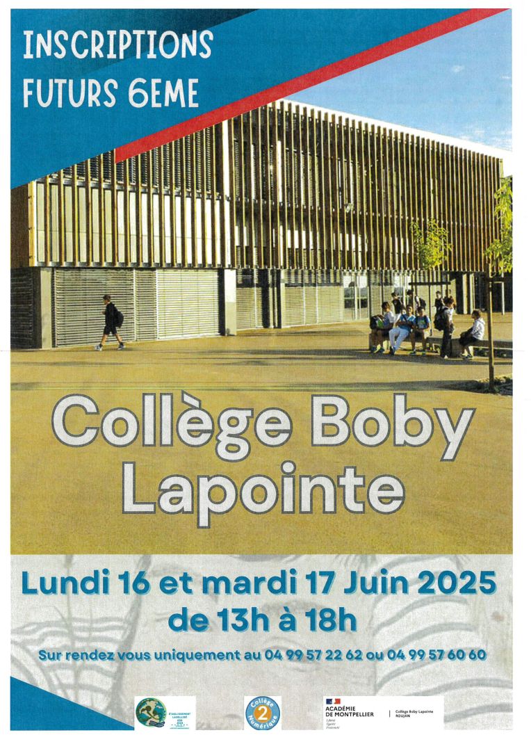 affiche inscription 
