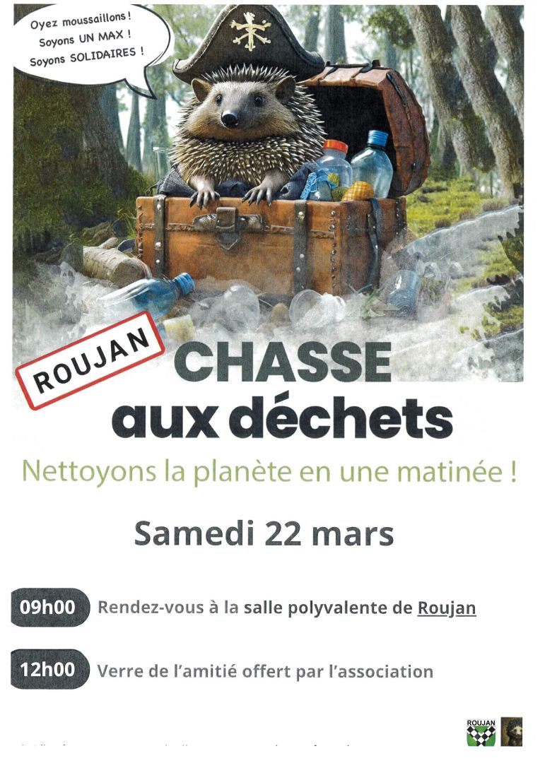 affiche chasse aux déchets