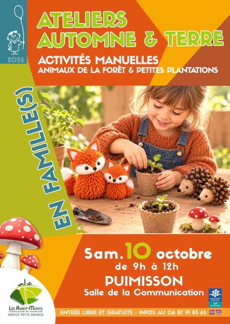 affiche atelier automne