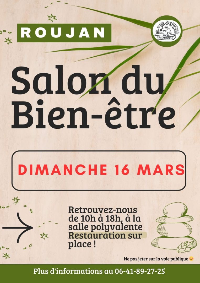 affiche salon du bien être